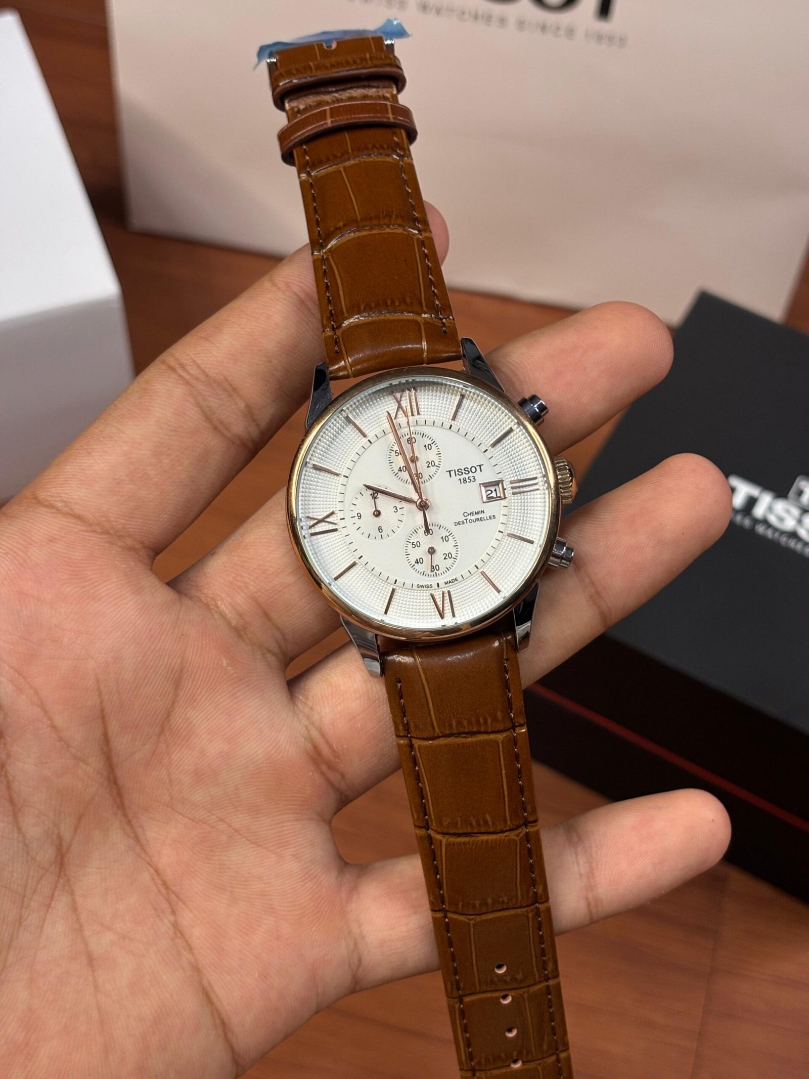 Tisso_t 1853 Chemin Brown-Copper-White - Image 3