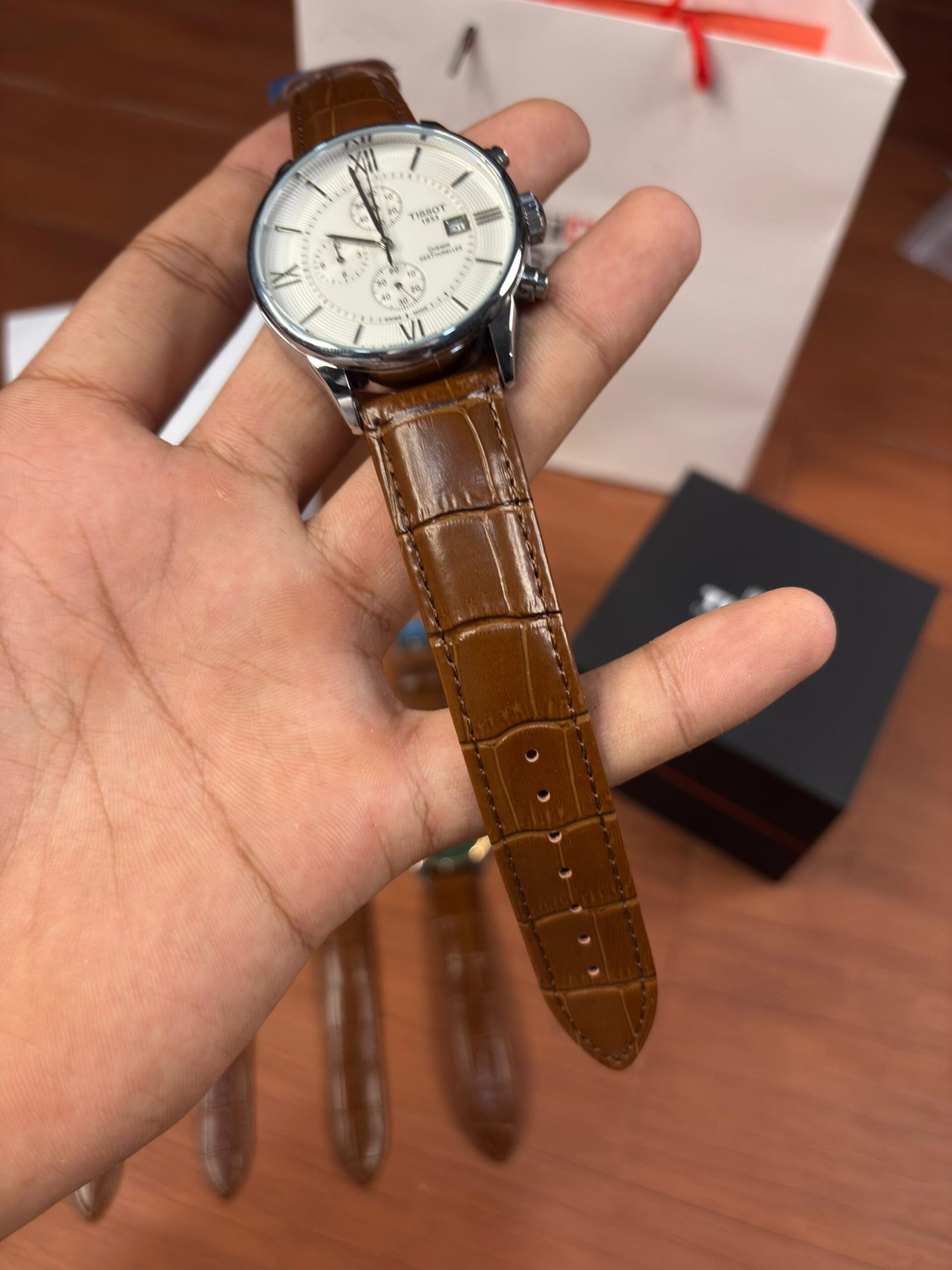Tisso_t 1853 Chemin Brown-Silver-White - Image 3