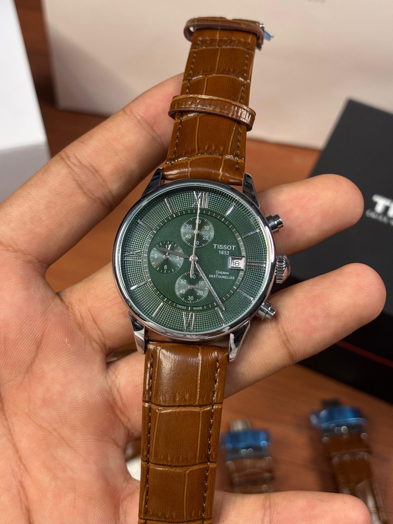 Tisso_t 1853 Chemin Brown-Silver-Green - Image 3