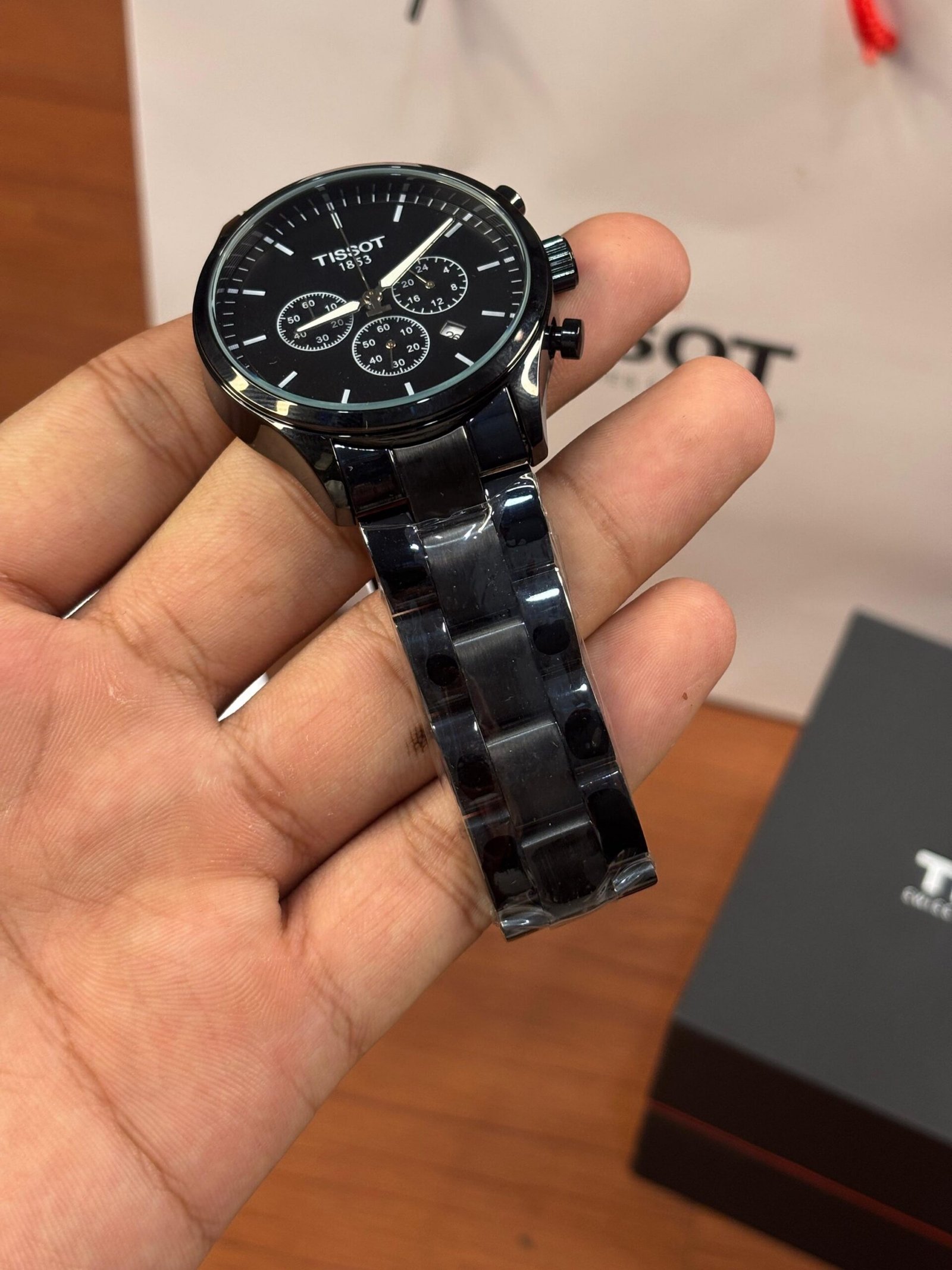 TISSOT 1853 CHRONOGRAPH FULL BLACK - Image 4
