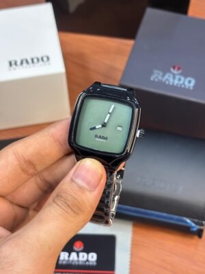 RADO TRUE SQUARE BLACK GREEN DIAL
