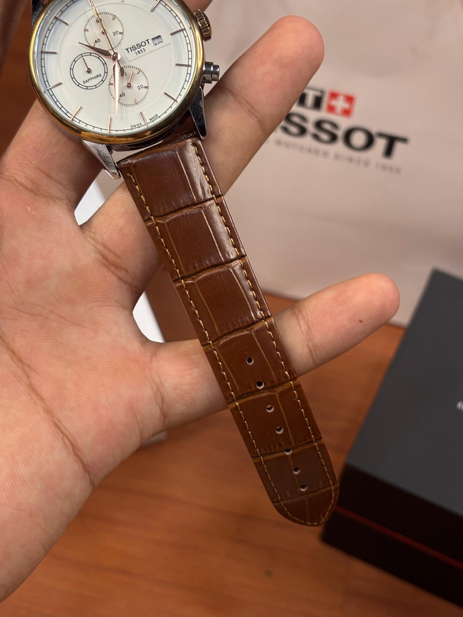 Tisso_t 1853 Chemin Brown-Copper-White - Image 2