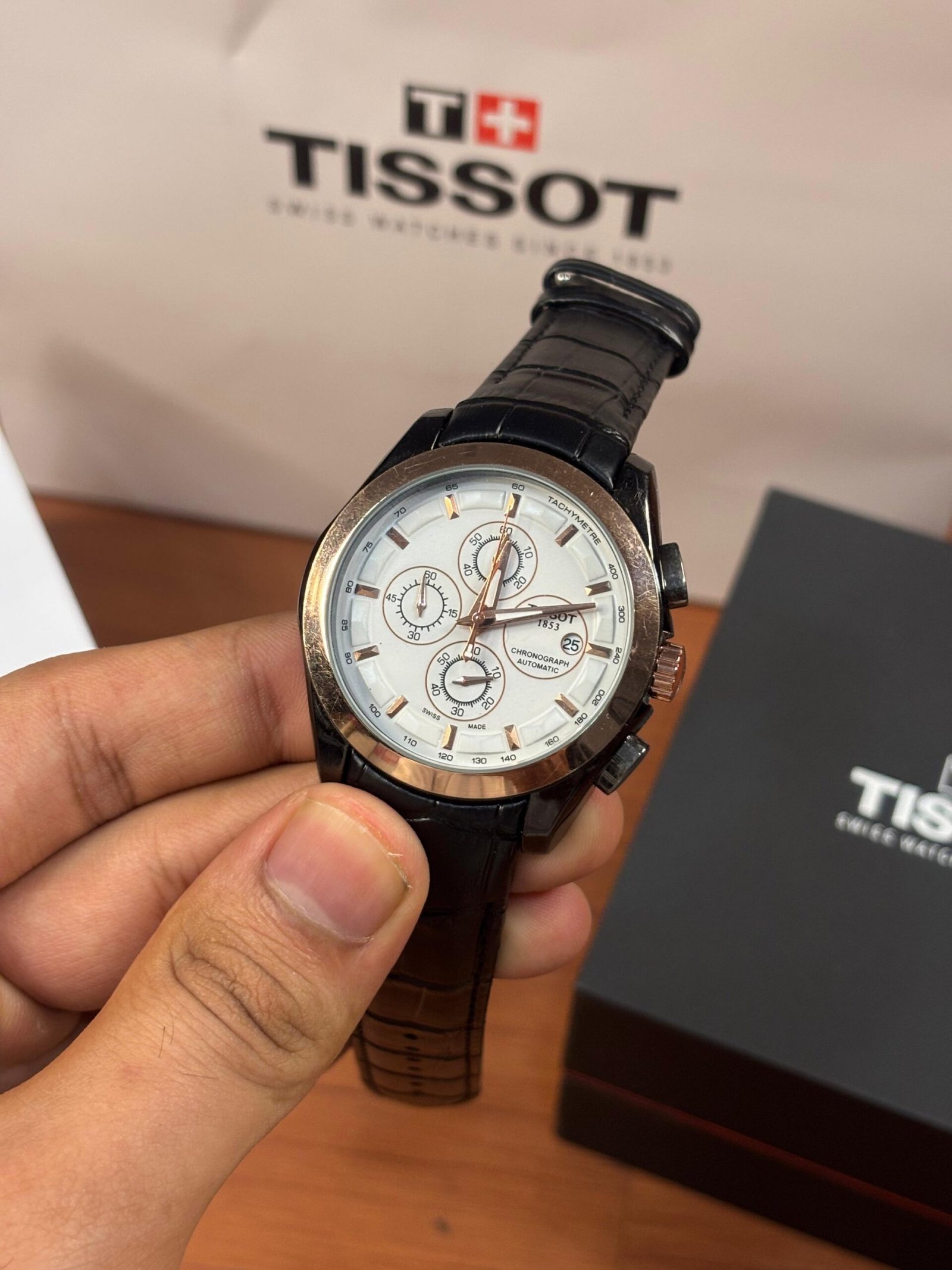 Tisso_t 1853 Couturier Black-Copper-White