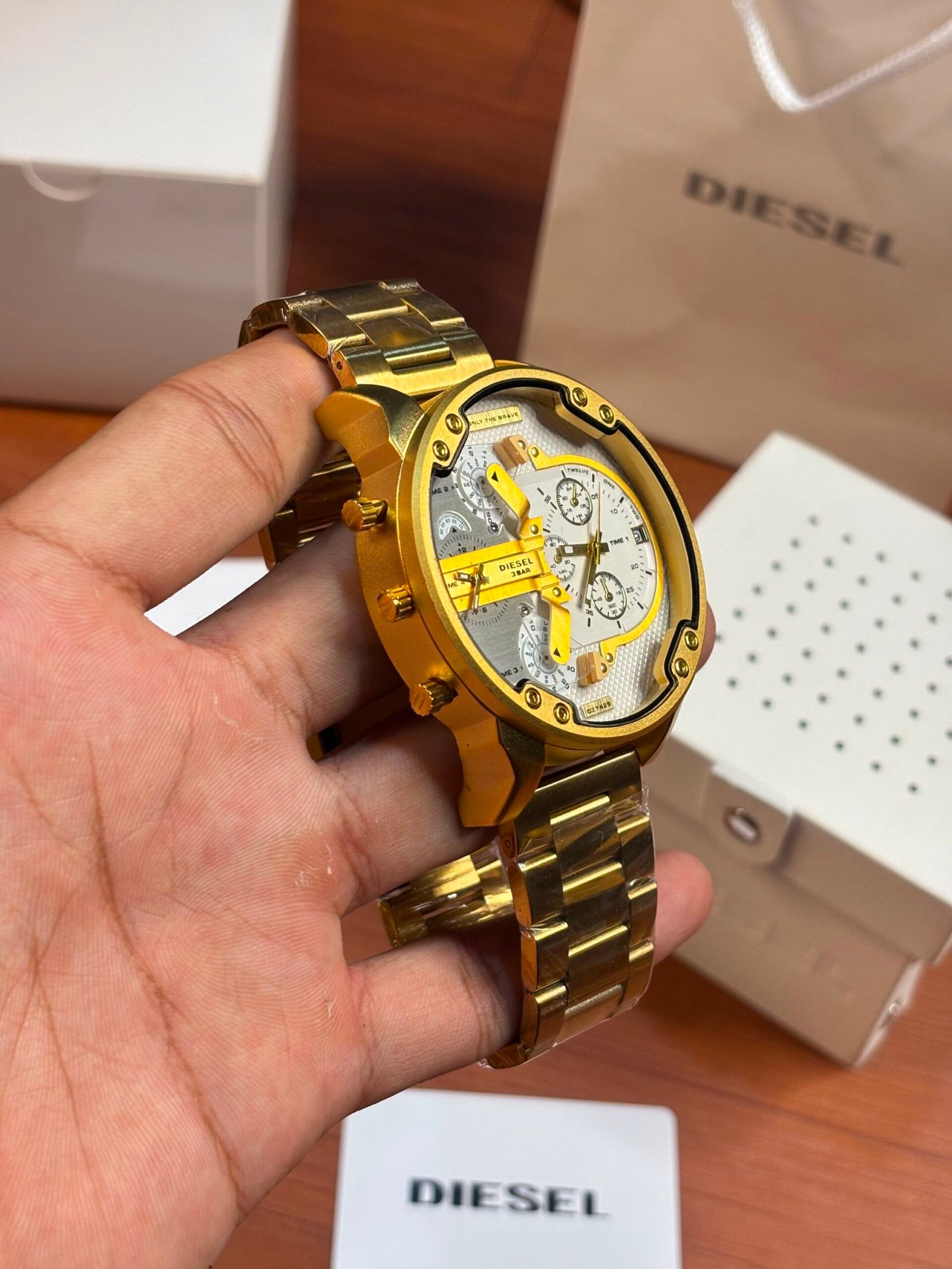 Diesel 3 Bar Big Dady Heavy Quality Gold-White - Image 5