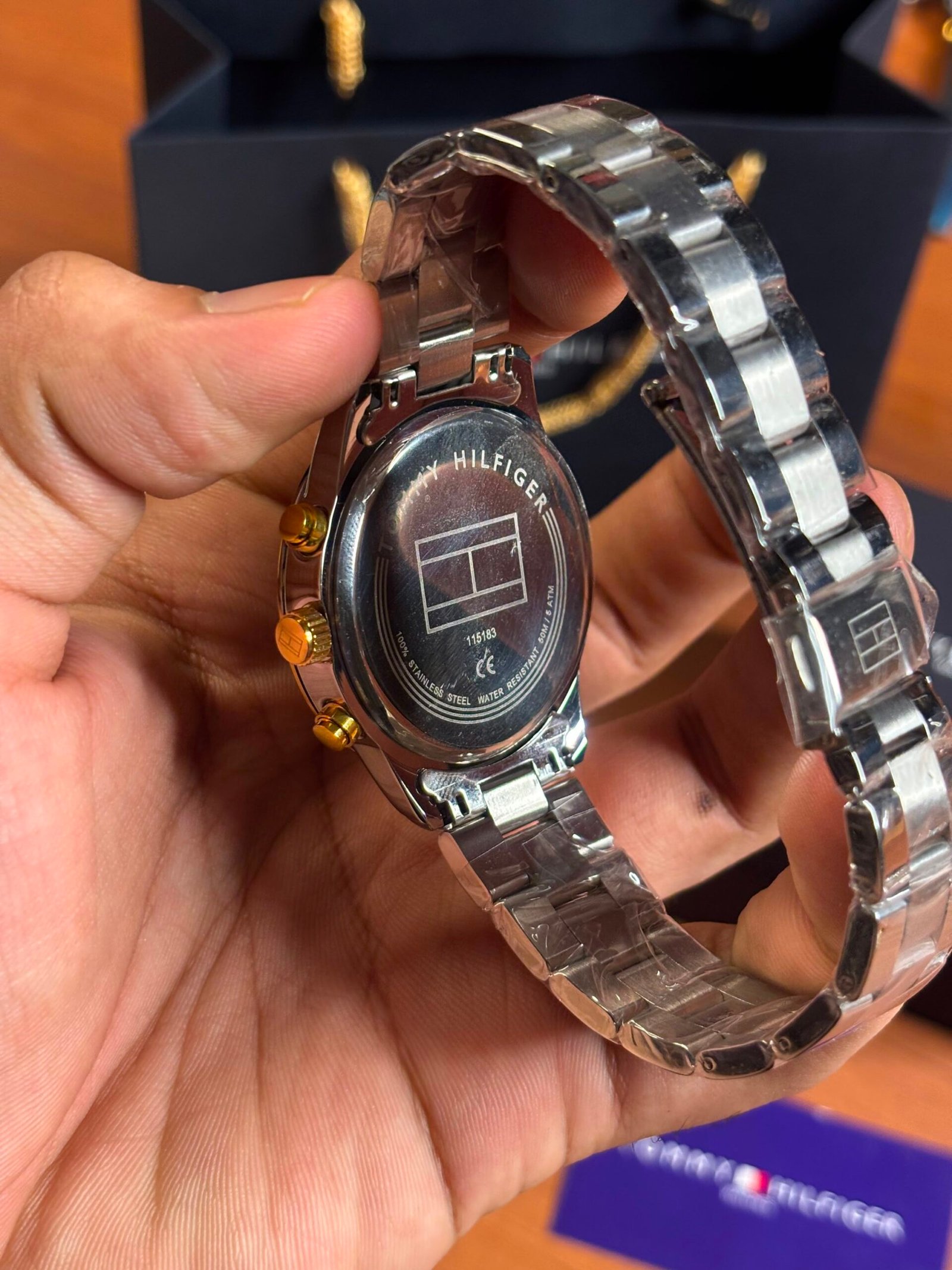 Tommy Hilfiger Quartz Multifunction golden black - Image 6