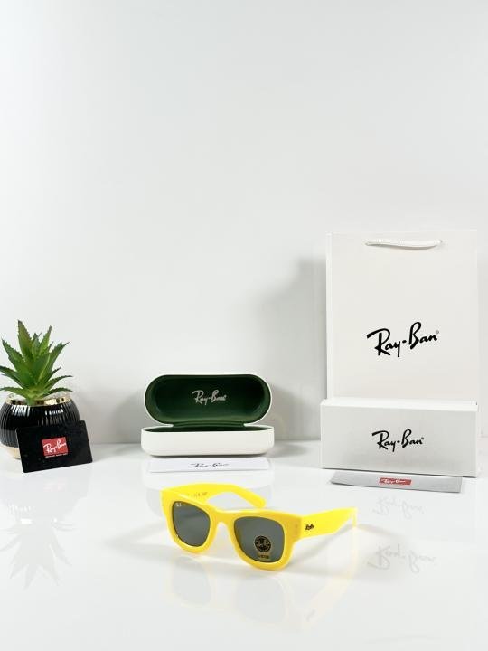 Rayban Puffer 4940 Yellow Black GLASS
