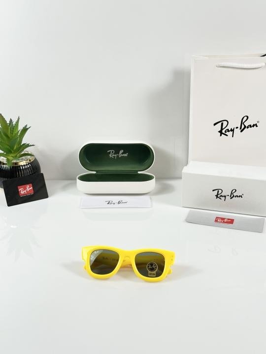 Rayban Puffer 4940 Yellow Black GLASS - Image 4