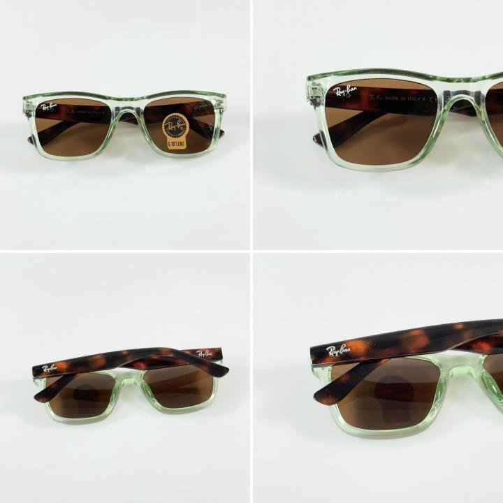 Rayban Reverse 0502 Water Green Tiger Brown - Image 4
