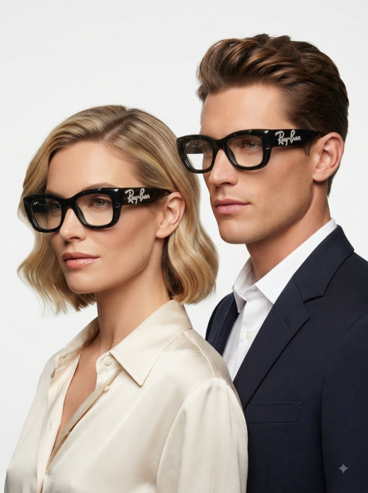 Rayban Crystal 4940 Black Frame GLASS - Image 2