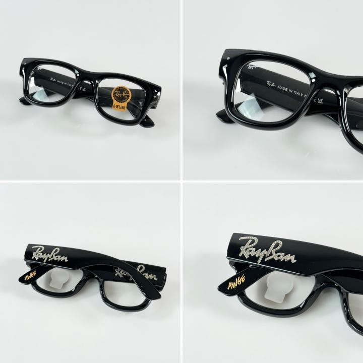 Rayban Crystal 4940 Black Frame GLASS - Image 3