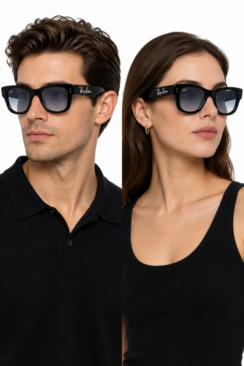 Rayban Crystal 4940 Black Blue GLASS - Image 5