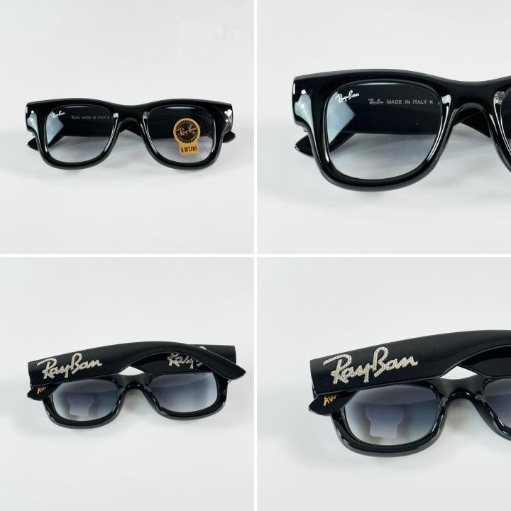 Rayban Crystal 4940 Black Blue GLASS - Image 3