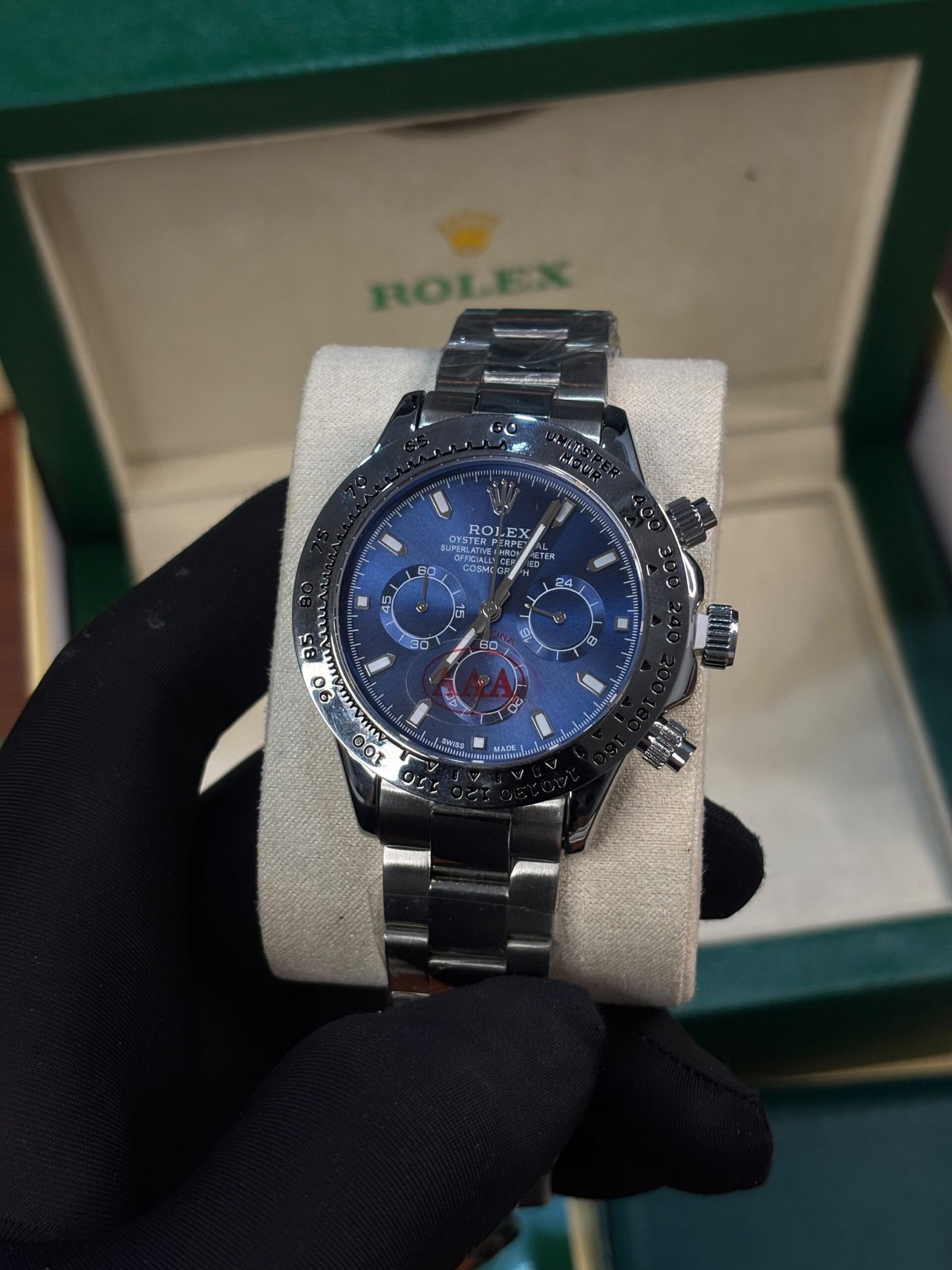 Rolex Daytona Oyster Perpetual Silver Blue