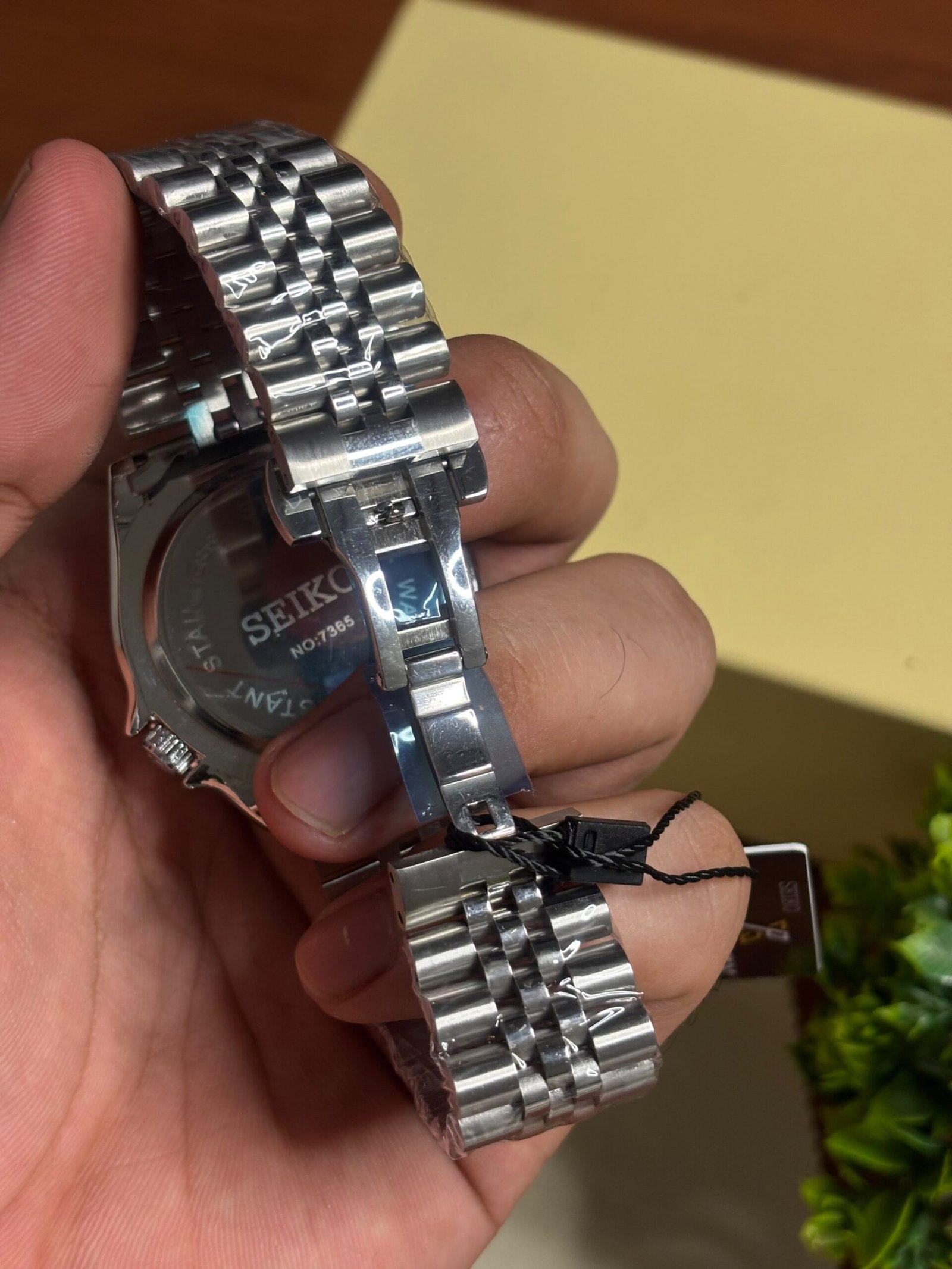 SEIKO GMT MASTER SILVER BLUE DIAL - Image 4