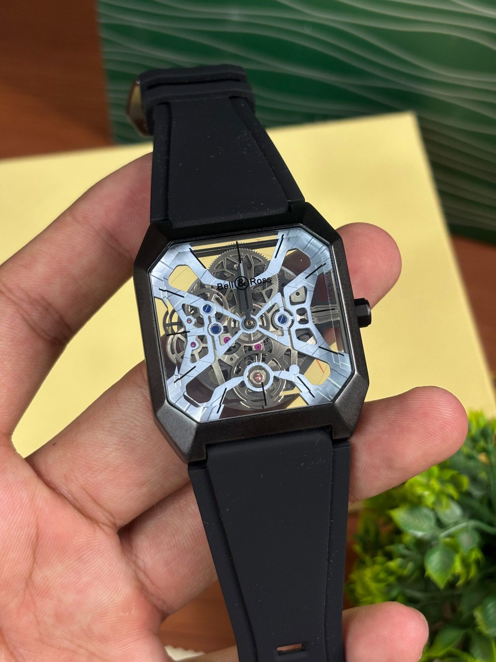 Bell & Rose BR03 Cyber automatic Black Sky Blue Dial
