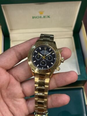 Rolex Daytona Oyster Perpetual Gold Black Dial