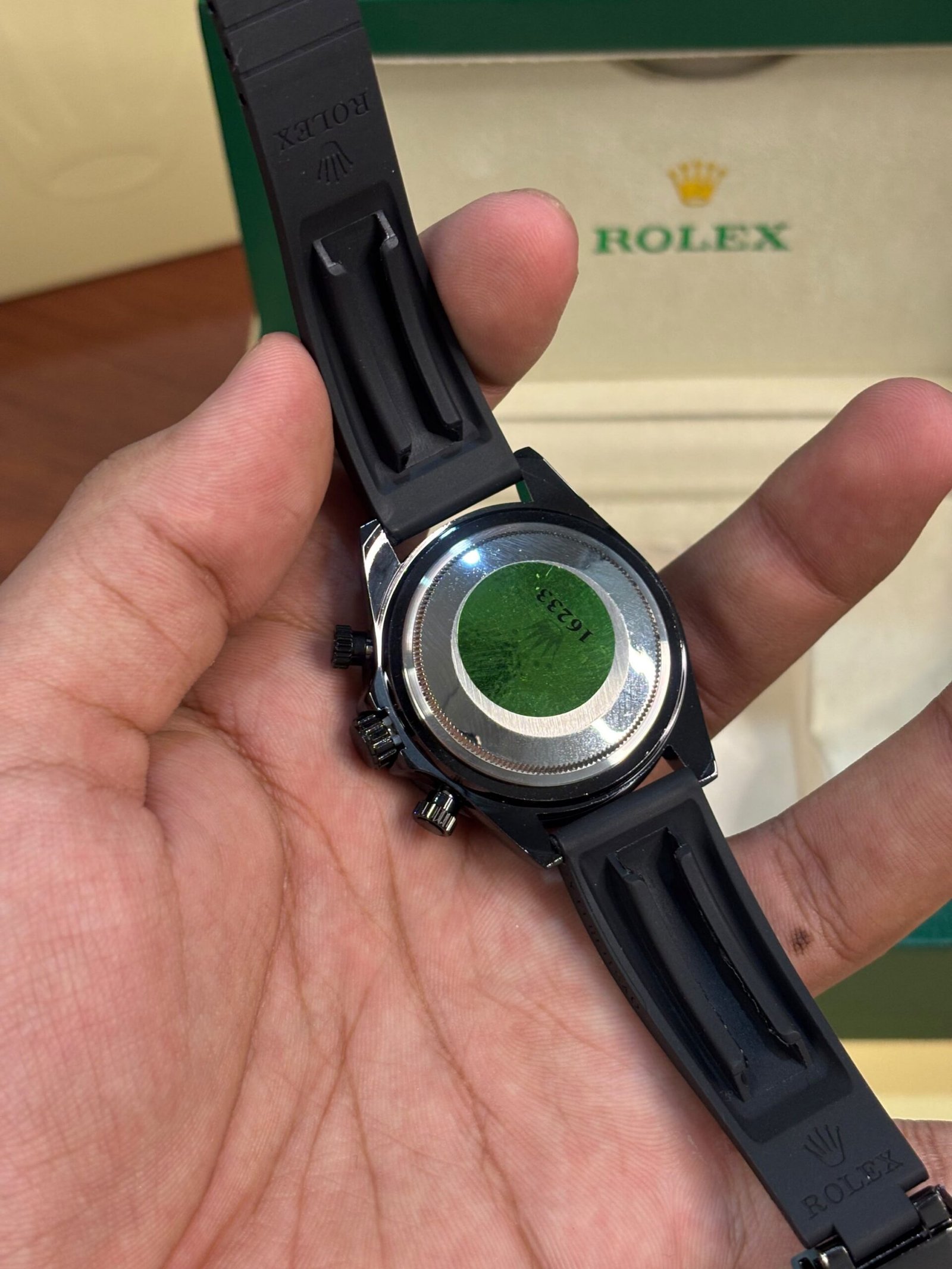 Rolex Daytona Oysterflex Perpetual Black Dial - Image 4