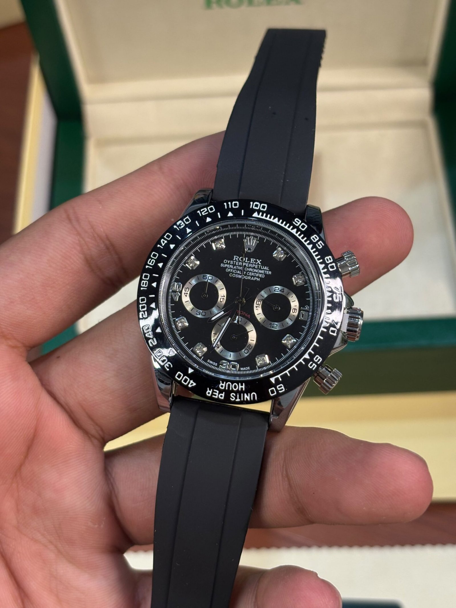 Rolex Daytona Oysterflex Perpetual Black Dial - Image 2