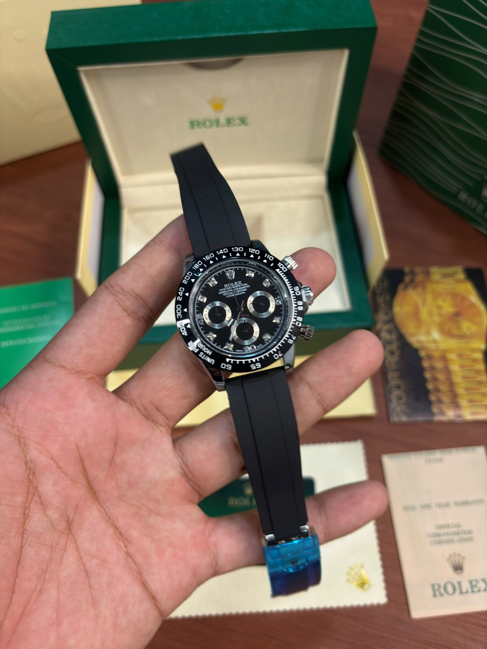 Rolex Daytona Oysterflex Perpetual Black Dial