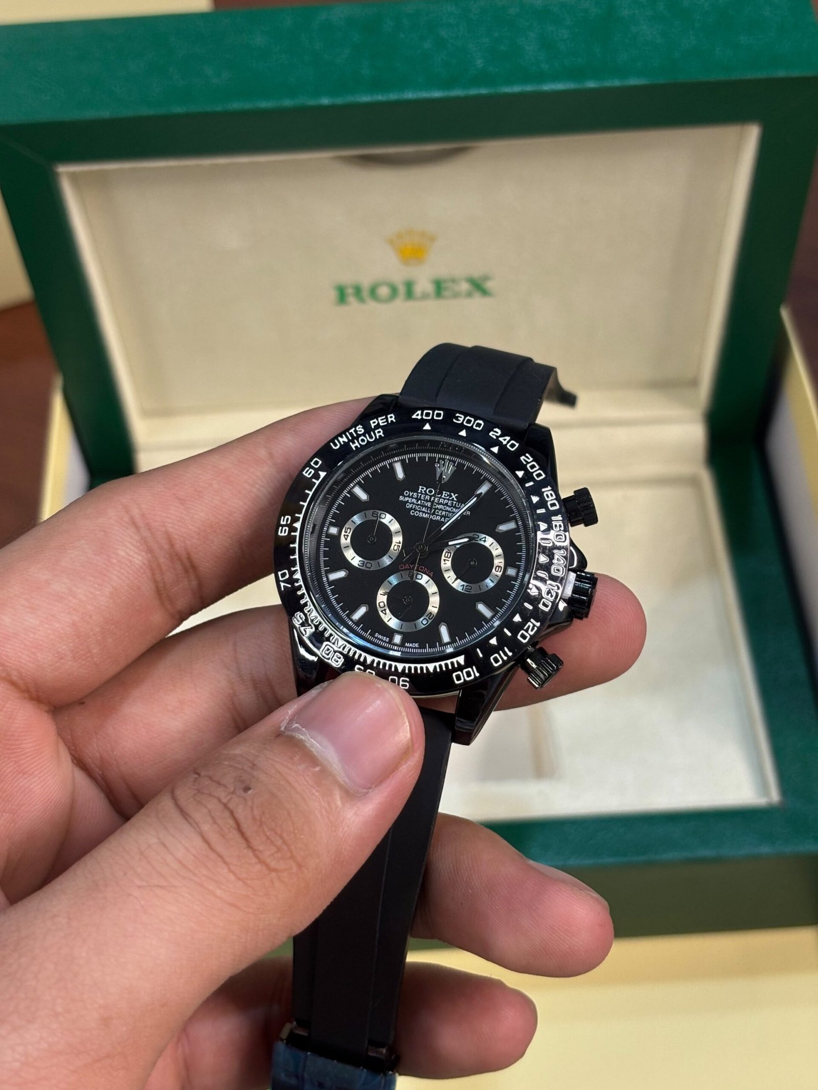 Rolex Daytona Oysterflex Perpetual Black Dial - Image 2